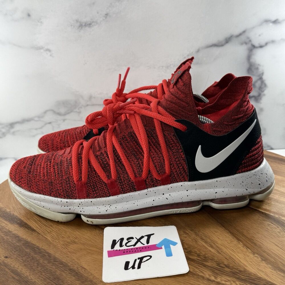 Mens Size 11-Nike Zoom KD 10 Basketball Shoes Red Velvet 897815-600 Kevin Durant